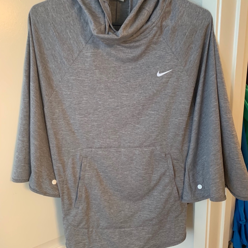 Nike poncho with hoodie